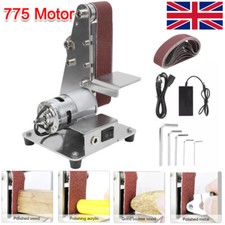 DIY Electric Mini Belt Sander Polishing Grinding Bench Machine 775 Motor NEW-