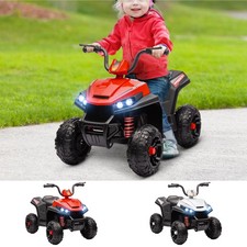 12V Kids Electric Quad Bike w/ Spring Suspension, Forward & Backward