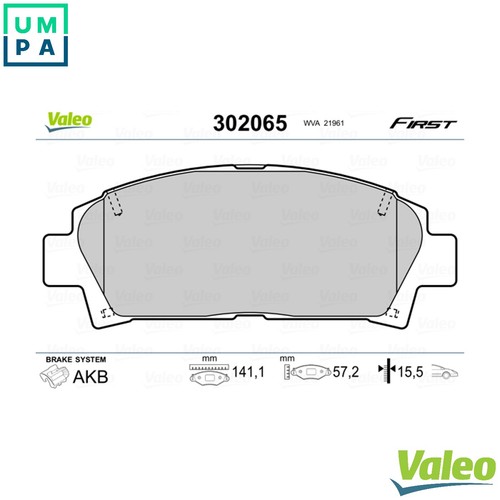 Brake pad set disc - disc,