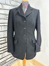 Ladies Size 36 Harry Hall Lightweight Hunt Coat - Black