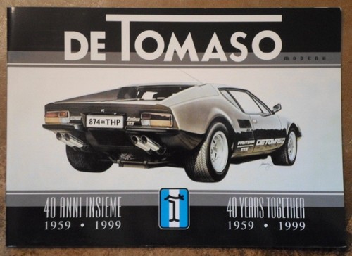 Tomaso years 1959 1999 - de,