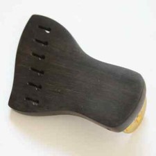 Solid short ebony tailpiece for Jazz archtop guitar