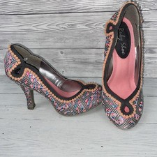 Ruby Shoo Grey Neon Pink White