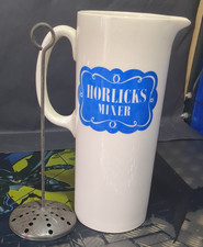 Vintage Horlicks Mixer Jug Ceramic By Alfred Meakin 20cm Tall