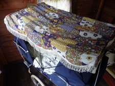 vintage dolls twin pram canopy