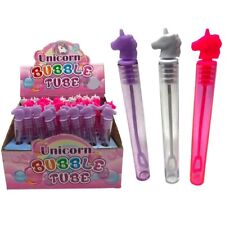 Kids Unicorn Bubble Tubes 11cm