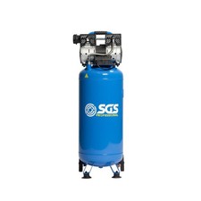 SGS Vertical 50L Air Compressor Pro Super Silent - 1HP 4.5CFM w/ Wheels & Handle