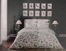 Brand NEW DORMA Flora Botqnica Botanical 300 Thread Single Duvet Cover Set Gift