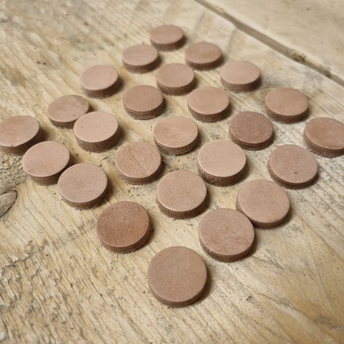 19mm thick leather - discs, veg