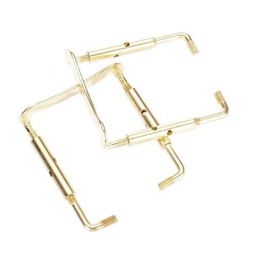 2pcs golden metal chinrest - metal,