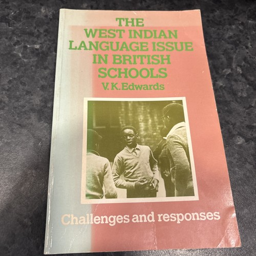 West indian language issue - language,