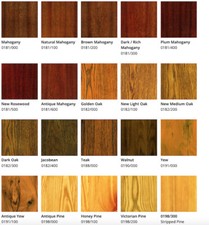Morrells Light Fast Wood Stain Spirit Based Stain Fast Dry Easy Application