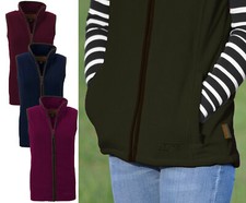 Game Womens Penrith Fleece Gilet Ladies Winter Warm Waistcoat Zipper Bodywarmer