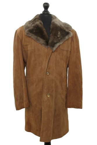 Men lamb fur coat - lamb, jacket