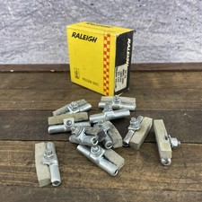 Vintage Raleigh Rod Brake Shoes Blocks Set NOS Lot Made in England Bicycle