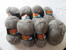 8 x 50g Balls 4ply Grey Wool
