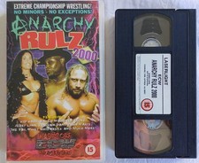 ECW Anarchy Rulz 2000 VHS -