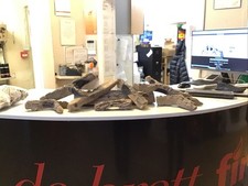 8 X Large Ceramic Logs For An