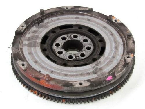 Flywheel with toothed crown