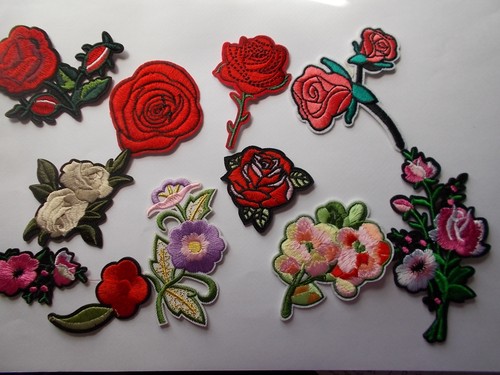 Pretty embroidered flower - pretty,