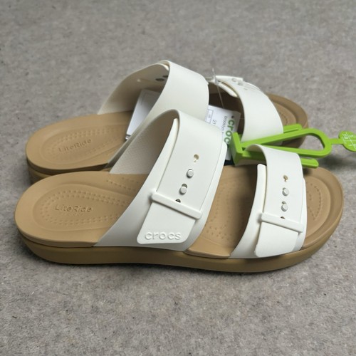 Crocs brooklyn chalk tan - crocs, chalk/tan