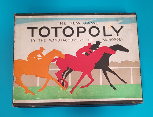 Vintage totopoly board game - board,
