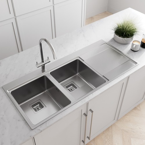 Kitchen sink double - sink,