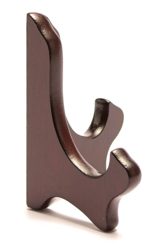 Small mahogany wooden display - mahogany,