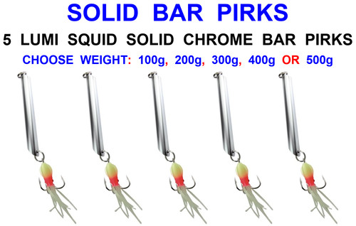 Lumi squid chrome - bar, pirks