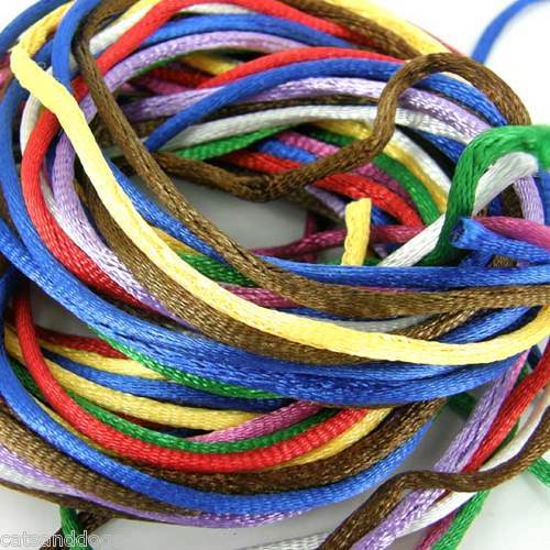 Satin cord 2mm nylon - cord,
