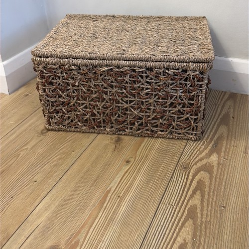 Wicker storage basket box - basket,