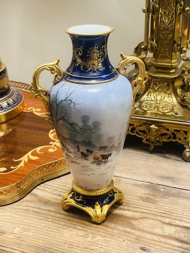 Antique coalport vase urn - vase,