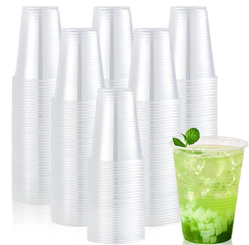 7oz clear plastic - 7oz, cups