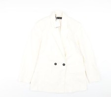 Zara Womens White Polyester