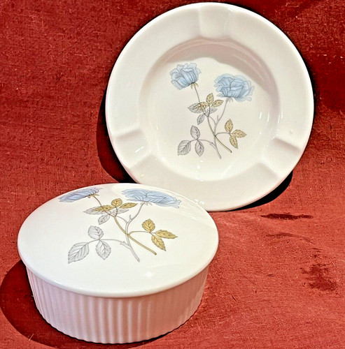 Wedgewood ice rose trinket - wedgewood,