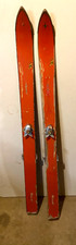 Vintage Wooden Youth Snow Skis