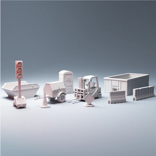 Construction site scatter - site,