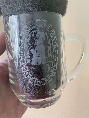 Vintage half pint tankard - half,