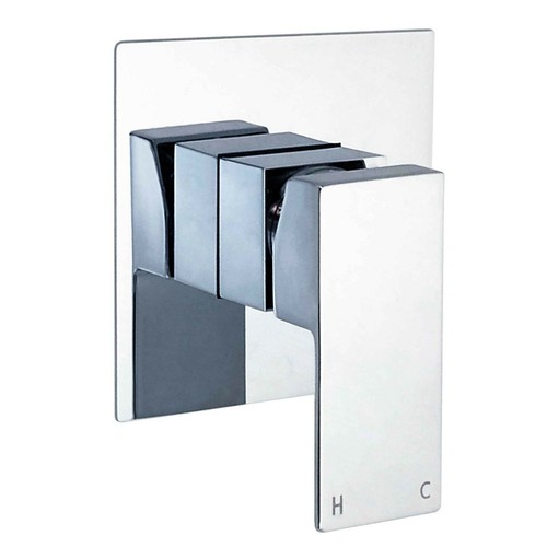 Chrome concealed shower - chrome, mixer