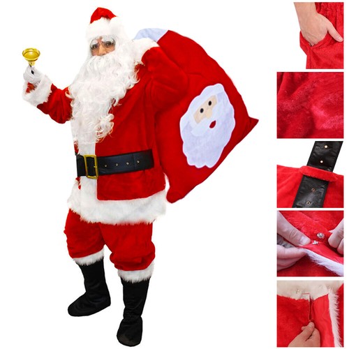 Deluxe santa claus costume - deluxe,