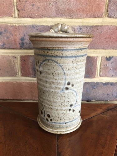 Vintage studio pottery lidded - vintage,
