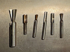 WOODRAT HSS DOVETAIL ROUTER BITS 1/2" AND 1/4" AND STRAIGHT CUTTERS