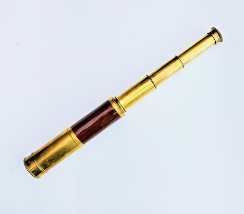 Vintage three draw - , brass