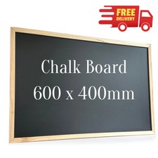 Large Black Board Wooden