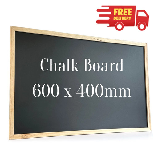 Large black board wooden - large,