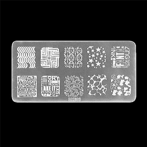 Nail art stamp stencil - nail,