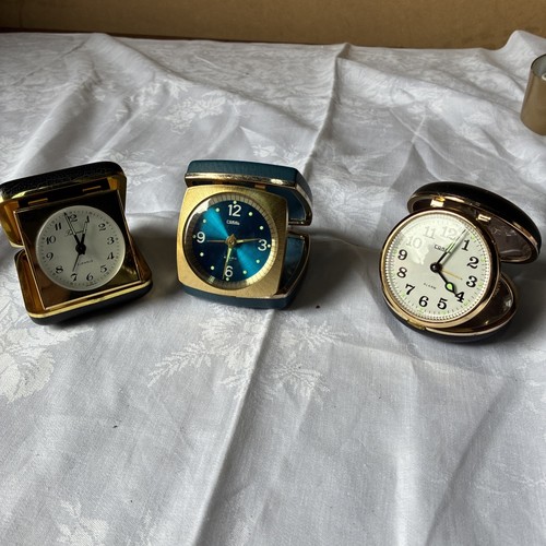 Vintage travel clocks - travel,