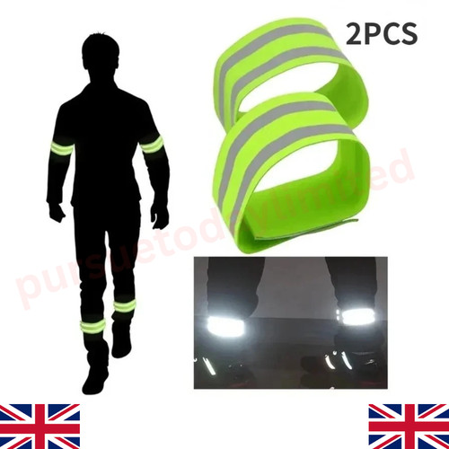 Reflective vis armbands - 2x,