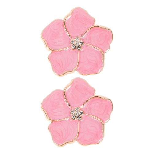 Zinc alloy pink floral - alloy,