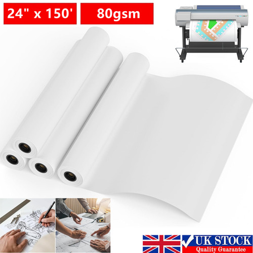 4rolls plotter paper a1 - 1-4rolls, 24"
